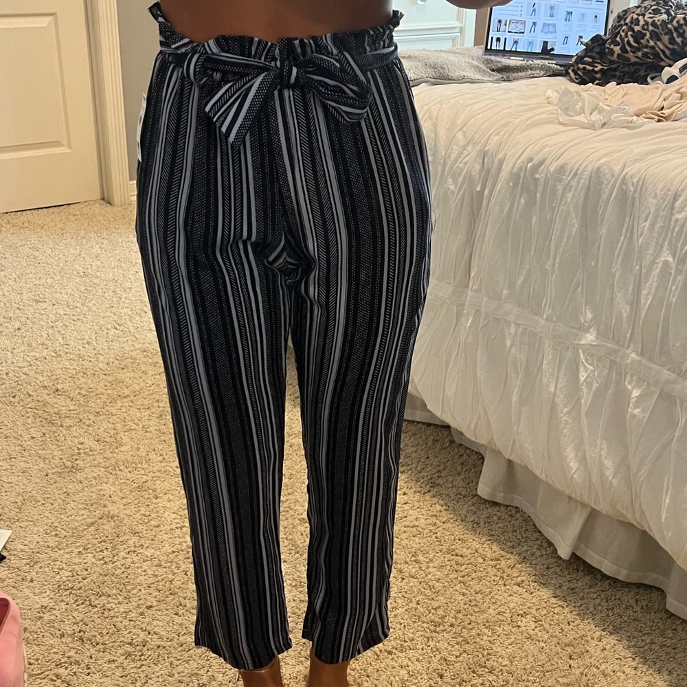 Tillys Sky & Sparrow Tie Stripped Pants